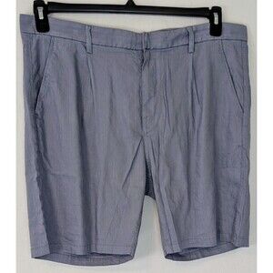 Kenneth Cole Linen Blend Shorts Men’s 38 Short Lt. Blue Stretch NWT